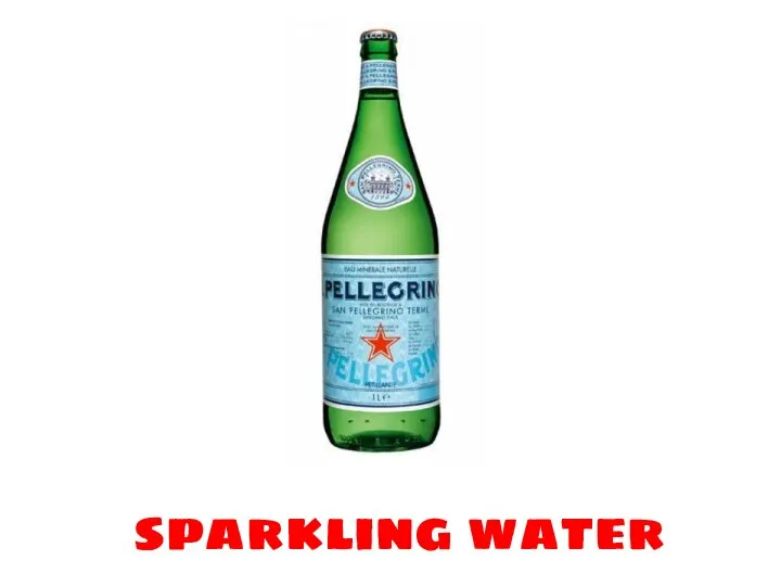 sparkling water
