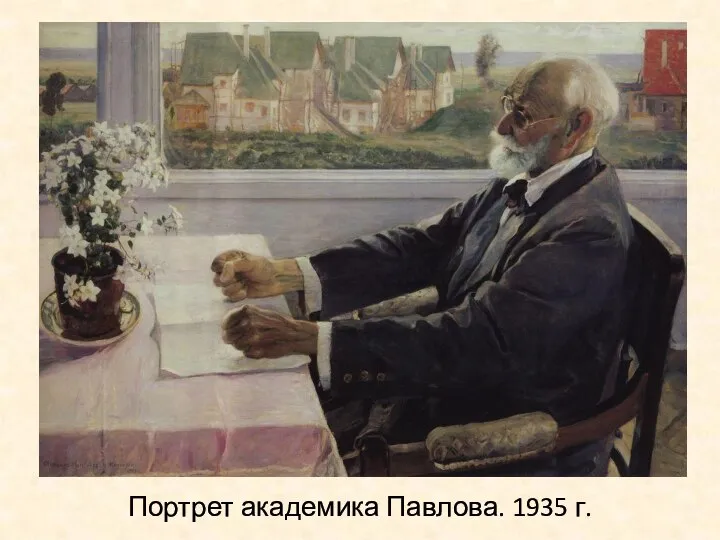 Портрет академика Павлова. 1935 г.