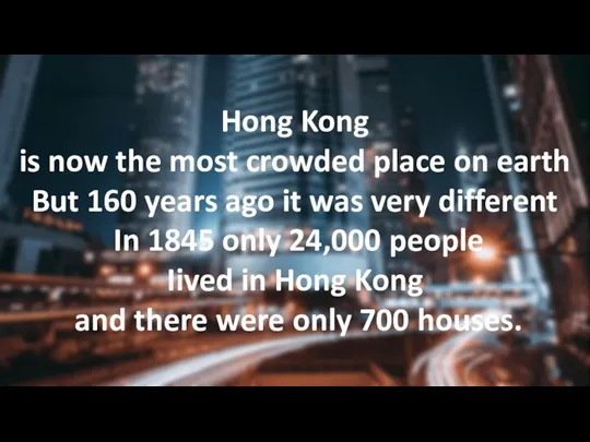 Hong Kong is now the most crowded place on earth But 160