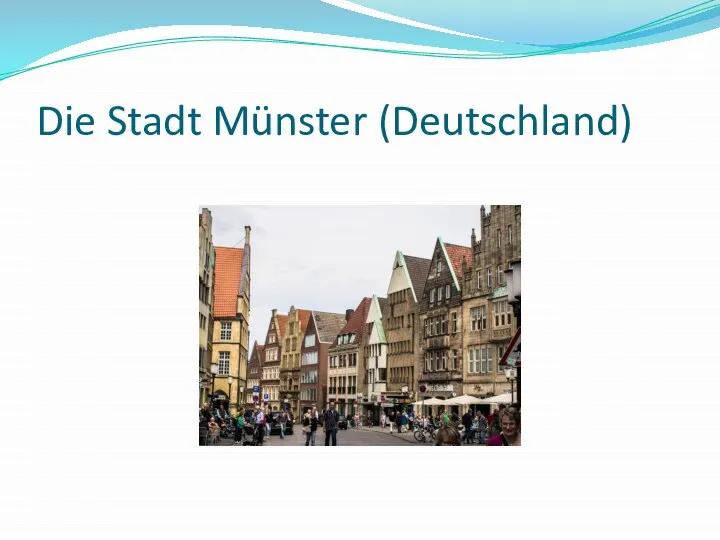 Die Stadt Münster (Deutschland)