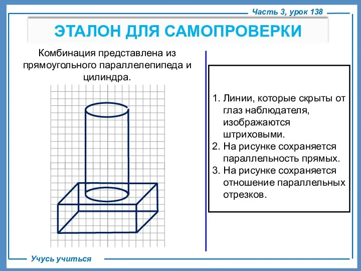 Часть 3, урок 138 Учусь учиться ЭТАЛОН ДЛЯ САМОПРОВЕРКИ 1. Линии, которые