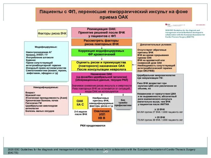 2020 ESC Guidelines for the diagnosis and management of atrial fibrillation developed