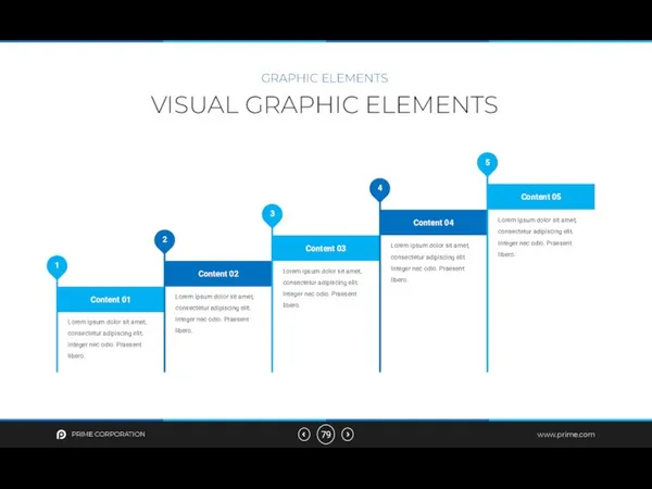 VISUAL GRAPHIC ELEMENTS GRAPHIC ELEMENTS PRIME CORPORATION www.prime.com Content 05 Content 04