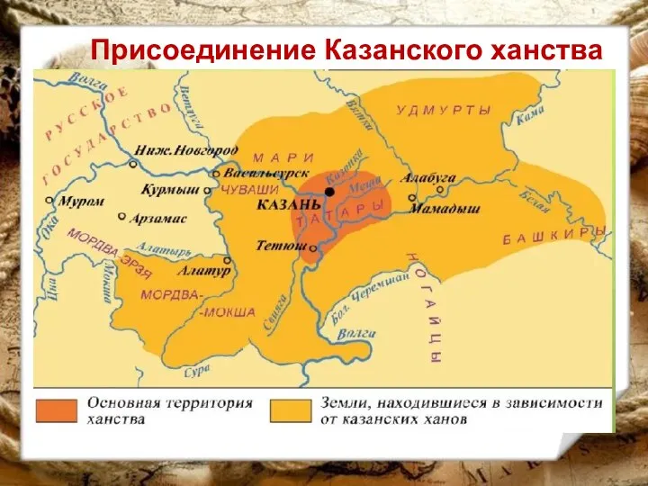 Присоединение Казанского ханства