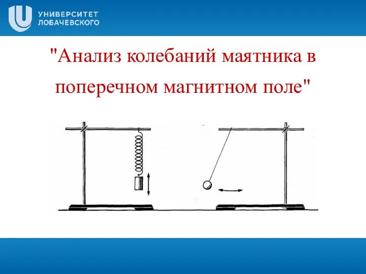 "Анализ колебаний маятника в поперечном магнитном поле"