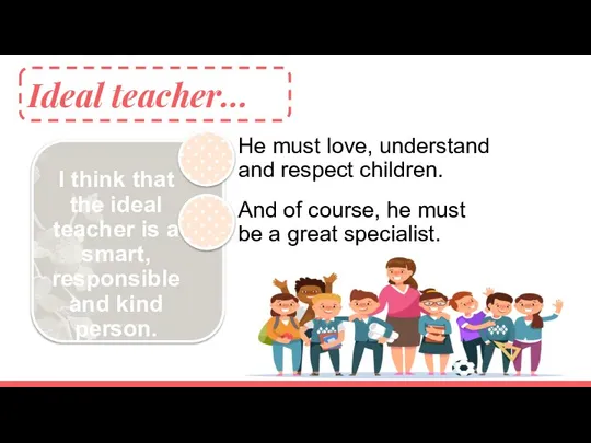 Ideal teacher…