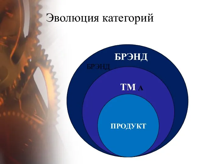 БРЭНД Эволюция категорий ТМ А БРЭНД ПРОДУКТ