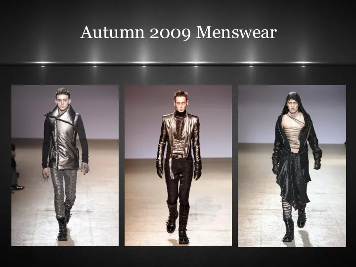 Autumn 2009 Menswear