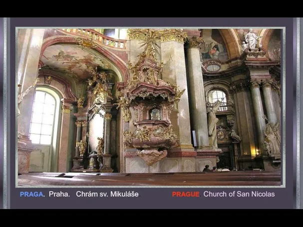 PRAGA. Praha. Chrám sv. Mikuláše. PRAGUE. Church of San Nicolas