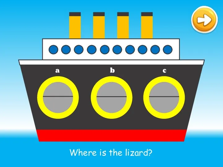 Where is the lizard?