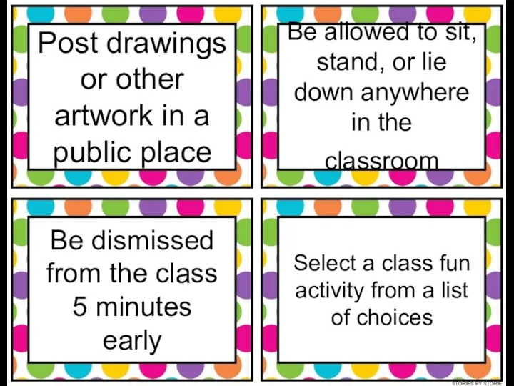 Post drawings or other artwork in a public place Be dismissed from