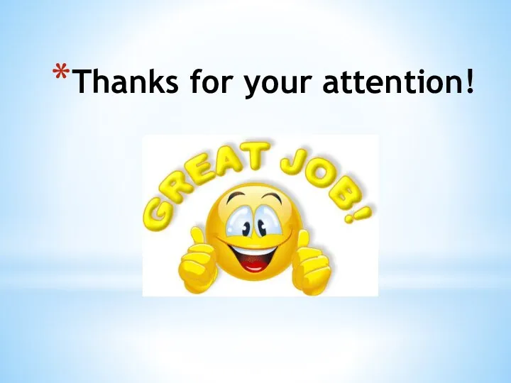 Thanks for your attention!