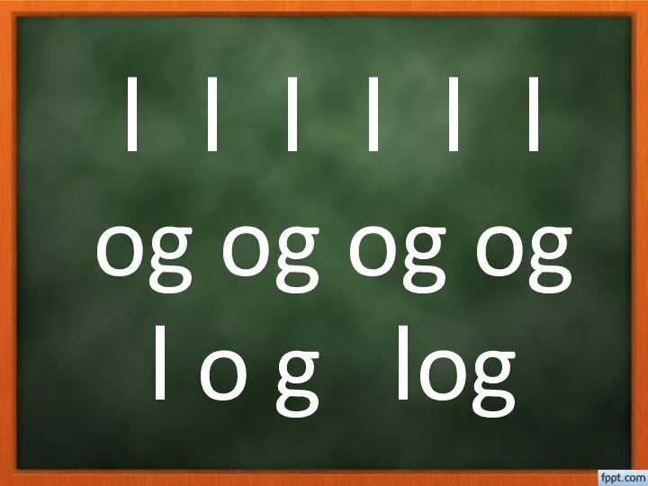 l l l l l l og og og og l o g log