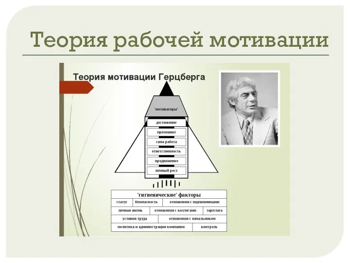 Теория рабочей мотивации