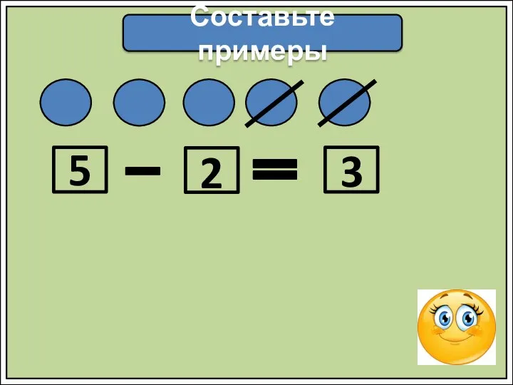 Составьте примеры 5 2 3