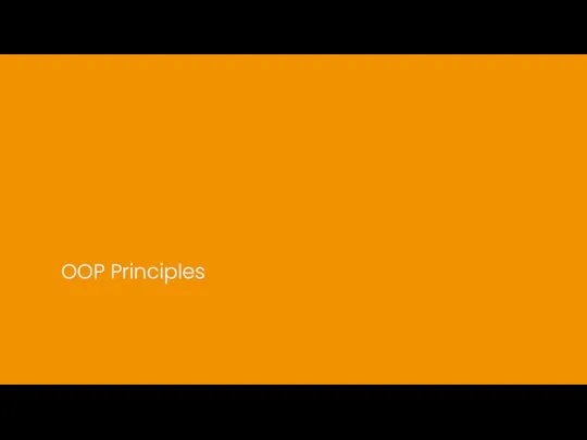 OOP Principles