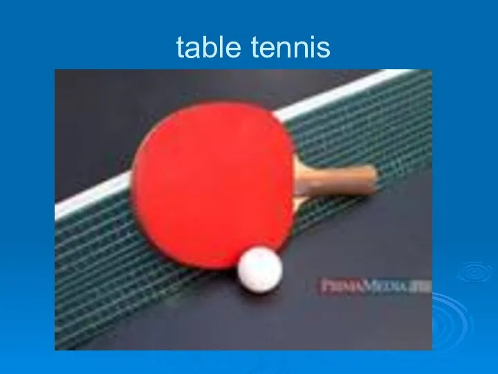 table tennis