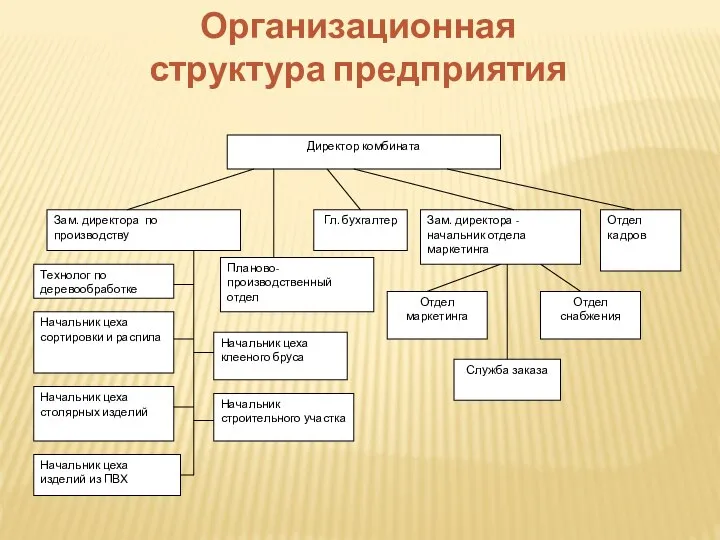 Организационная структура предприятия