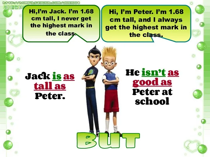 Hi,I’m Jack. I’m 1.68 cm tall, I never get the highest mark