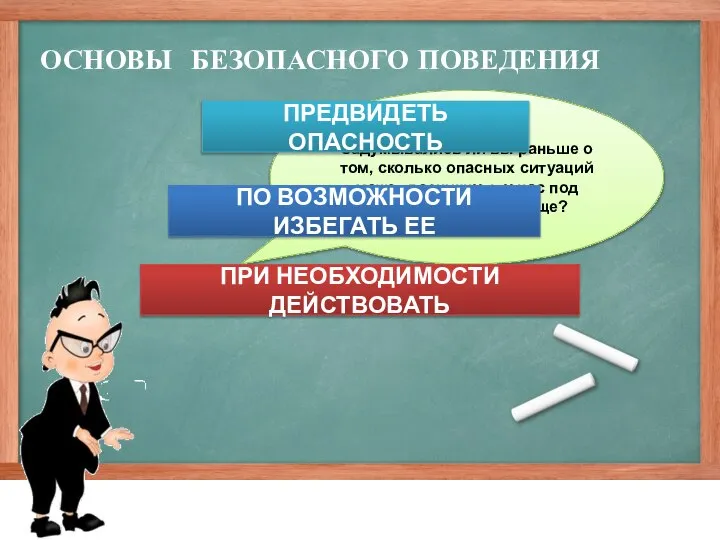 Задумывались ли вы раньше о том, сколько опасных ситуаций может возникнуть у