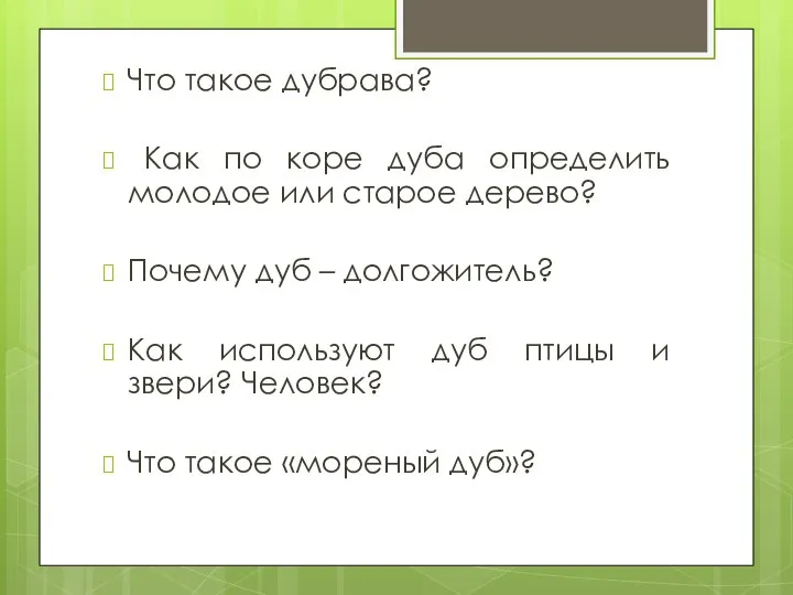 Что такое дубрава? Как по коре дуба определить молодое или старое дерево?