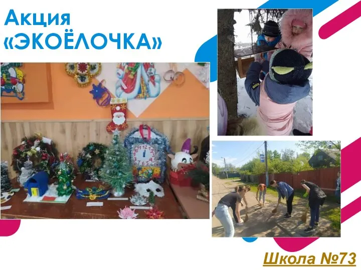 Акция «ЭКОЁЛОЧКА» Школа №73