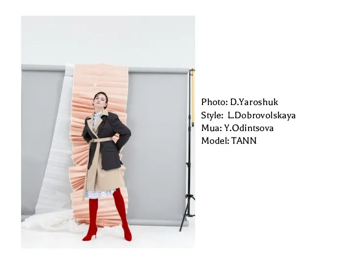Photo: D.Yaroshuk Style: L.Dobrovolskaya Mua: Y.Odintsova Model: TANN