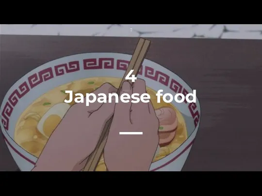4 Japanese food