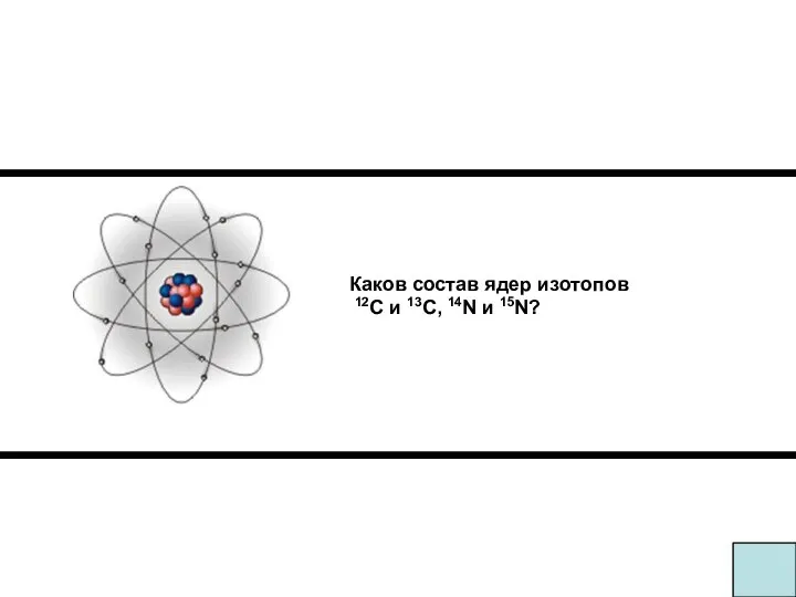 Каков состав ядер изотопов 12C и 13C, 14N и 15N?