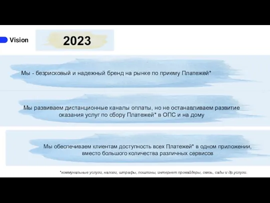 Vision *коммунальные услуги, налоги, штрафы, пошлины, интернет провайдеры, связь, сады и др.услуги.