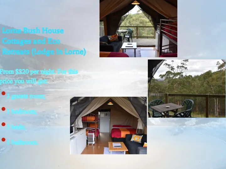 Lorne Bush House Cottages and Eco Retreats (Lodge in Lorne) From $220