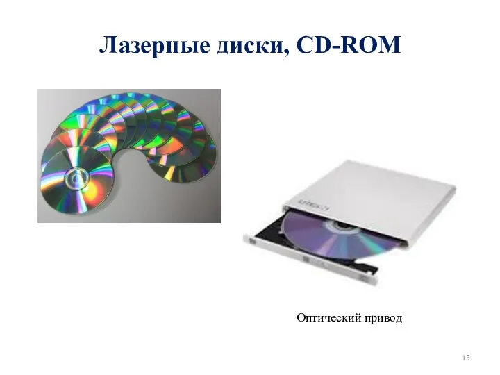 Лазерные диски, CD-ROM Оптический привод