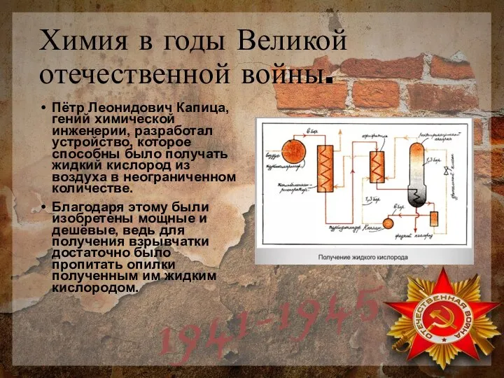 Химия в годы Великой отечественной войны. Пётр Леонидович Капица, гений химической инженерии,