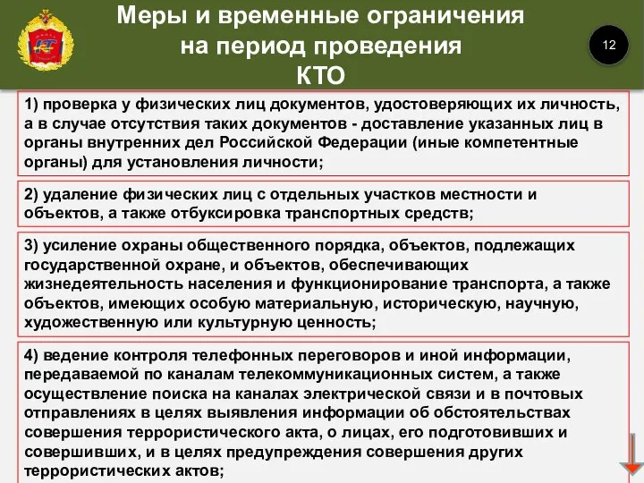 1) проверка у физических лиц документов, удостоверяющих их личность, а в случае