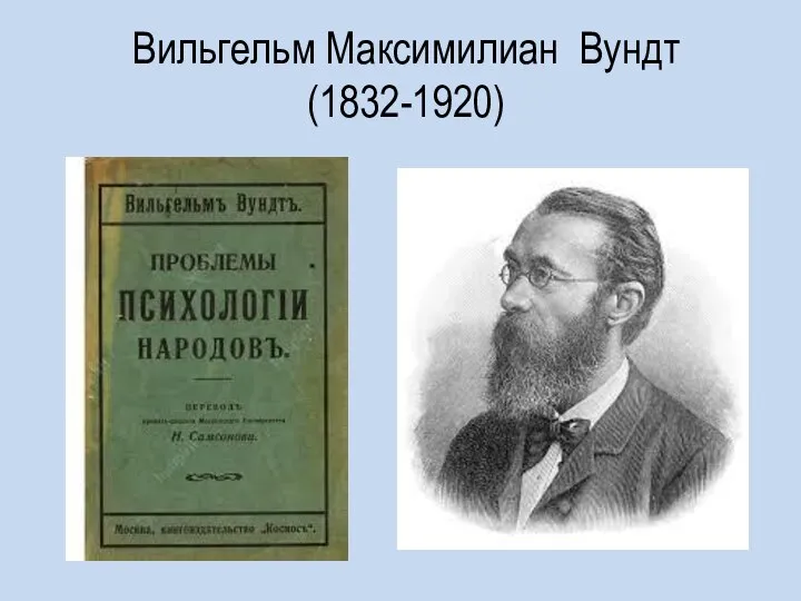 Вильгельм Максимилиан Вундт (1832-1920)