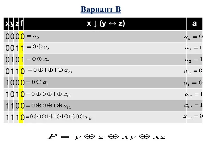 Вариант В