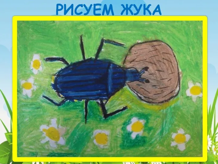 РИСУЕМ ЖУКА