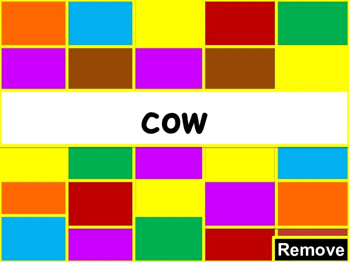 Remove cow