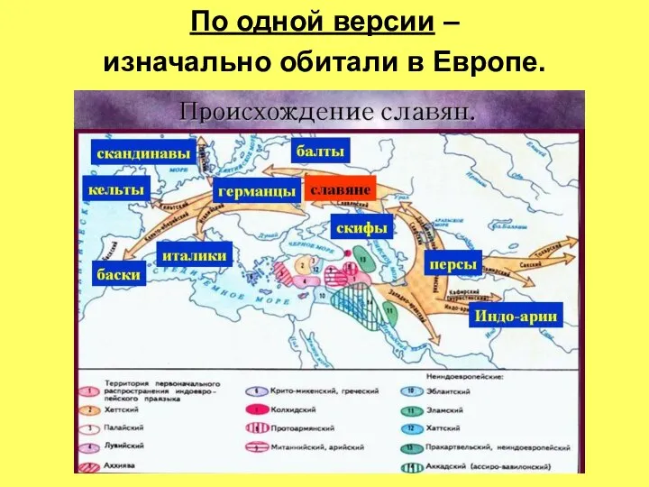 По одной версии – изначально обитали в Европе.