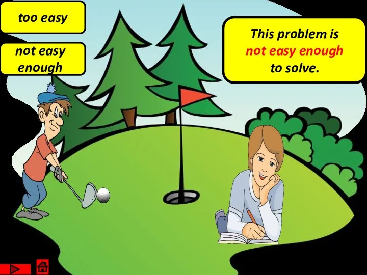 This problem is not easy enough to solve. too easy not easy enough