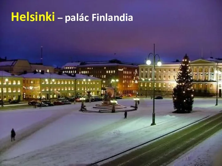 Helsinki – palác Finlandia