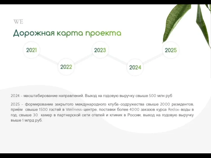2024 - масштабирование направлений. Выход на годовую выручку свыше 500 млн руб