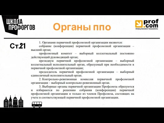 Органы ппо Ст.21