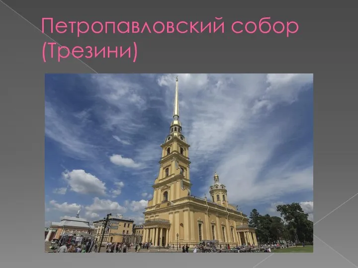 Петропавловский собор(Трезини)