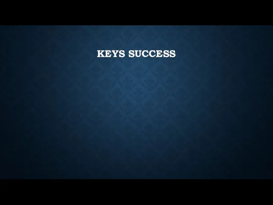 KEYS SUCCESS