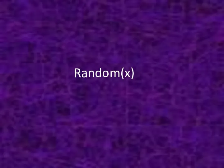 Random(x)