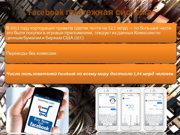 Facebook платежная система