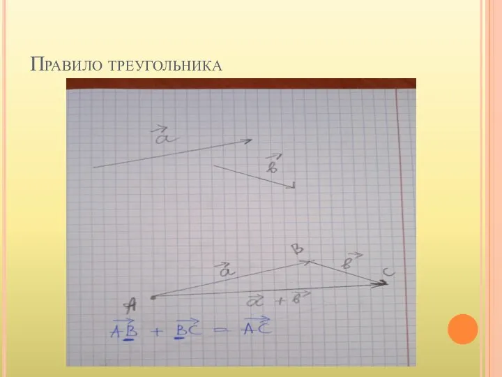 Правило треугольника