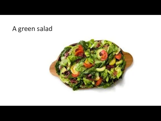 A green salad