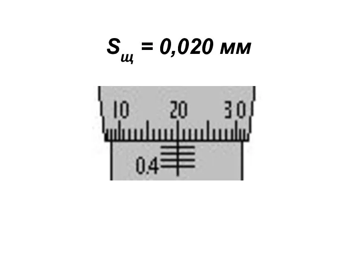 Sщ = 0,020 мм